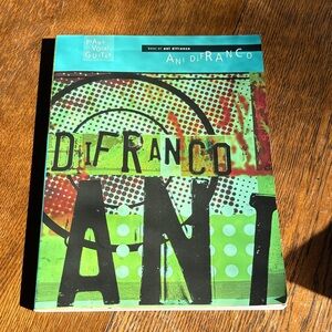 Ani DiFranco Piano Vocal Guitar Sheet Music Piano Book